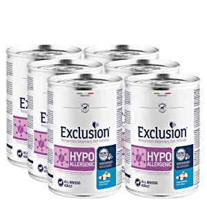 Exclusion Hypoallergenic Fish & Potato All Breed konzerv 6x400g